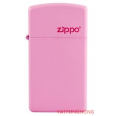 Zippo 粉紅啞漆與商標纖幼版火機