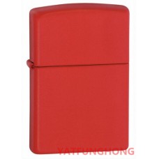 Zippo 紅啞漆火機