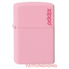 Zippo 粉紅啞漆與商標火機 (238ZL)