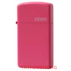 Zippo 淡粉紅啞漆與商標纖幼版火機