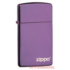 Zippo 紫色深淵與商標纖幼版火機