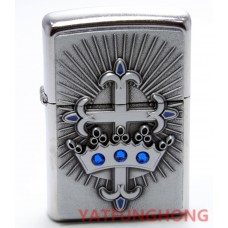 Zippo 十字架和皇冠火機