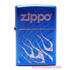 Zippo 藍色火焰標誌火機
