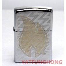 Zippo 暗花Z與火苗火機