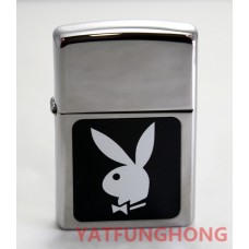 Zippo黑白花花公子商標火機